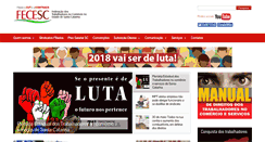 Desktop Screenshot of fecesc.org.br